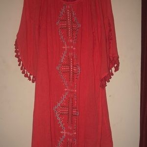 Speed control New York 2X dress peach colored